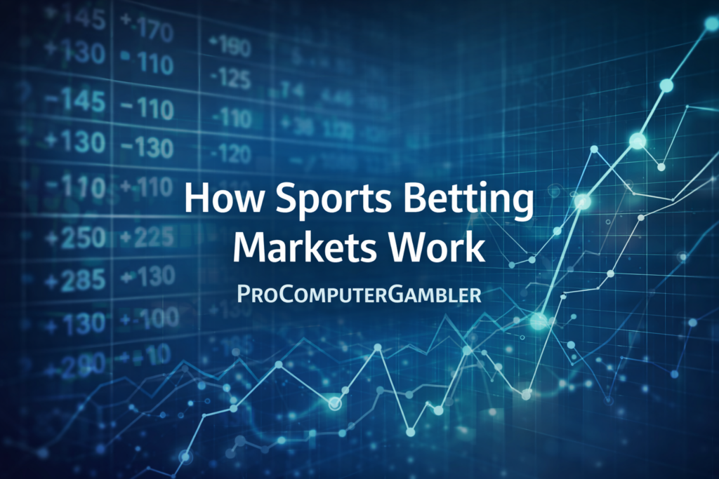 how sports betting markets work
