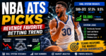 NBA ATS picks revenge favorite betting trend backed by SDQL and Raw Numbers