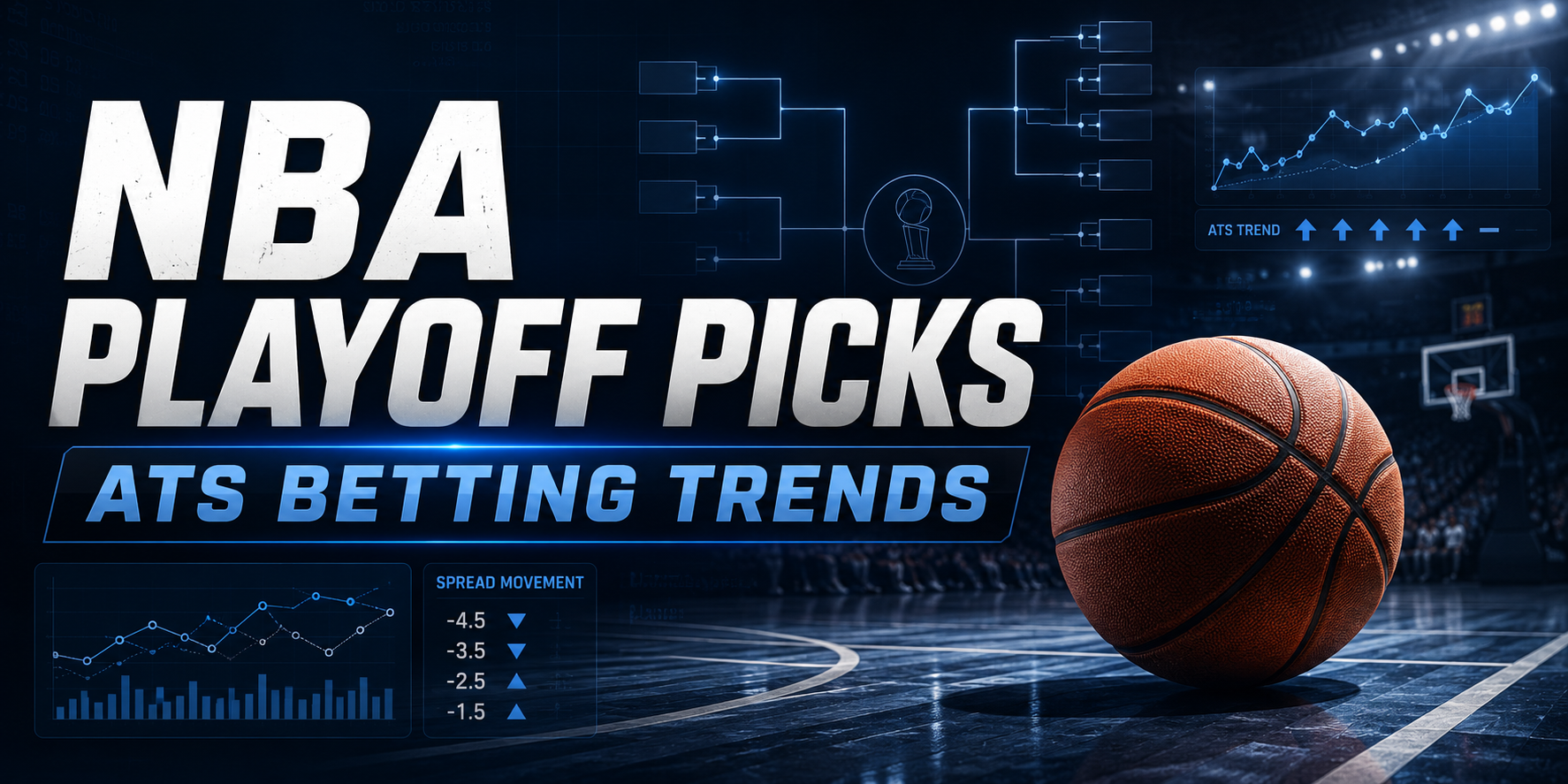 NBA playoff picks ATS betting trends backed by SDQL and Raw Numbers