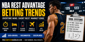 NBA rest advantage betting trends backed by SDQL and Raw Numbers